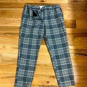 H&M grey and white pants